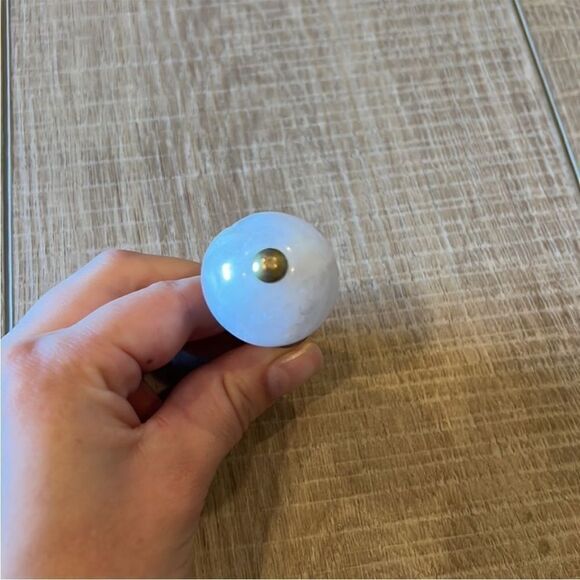 Anthropologie Rose Quartz Gemma Knob - Picture 7 of 9